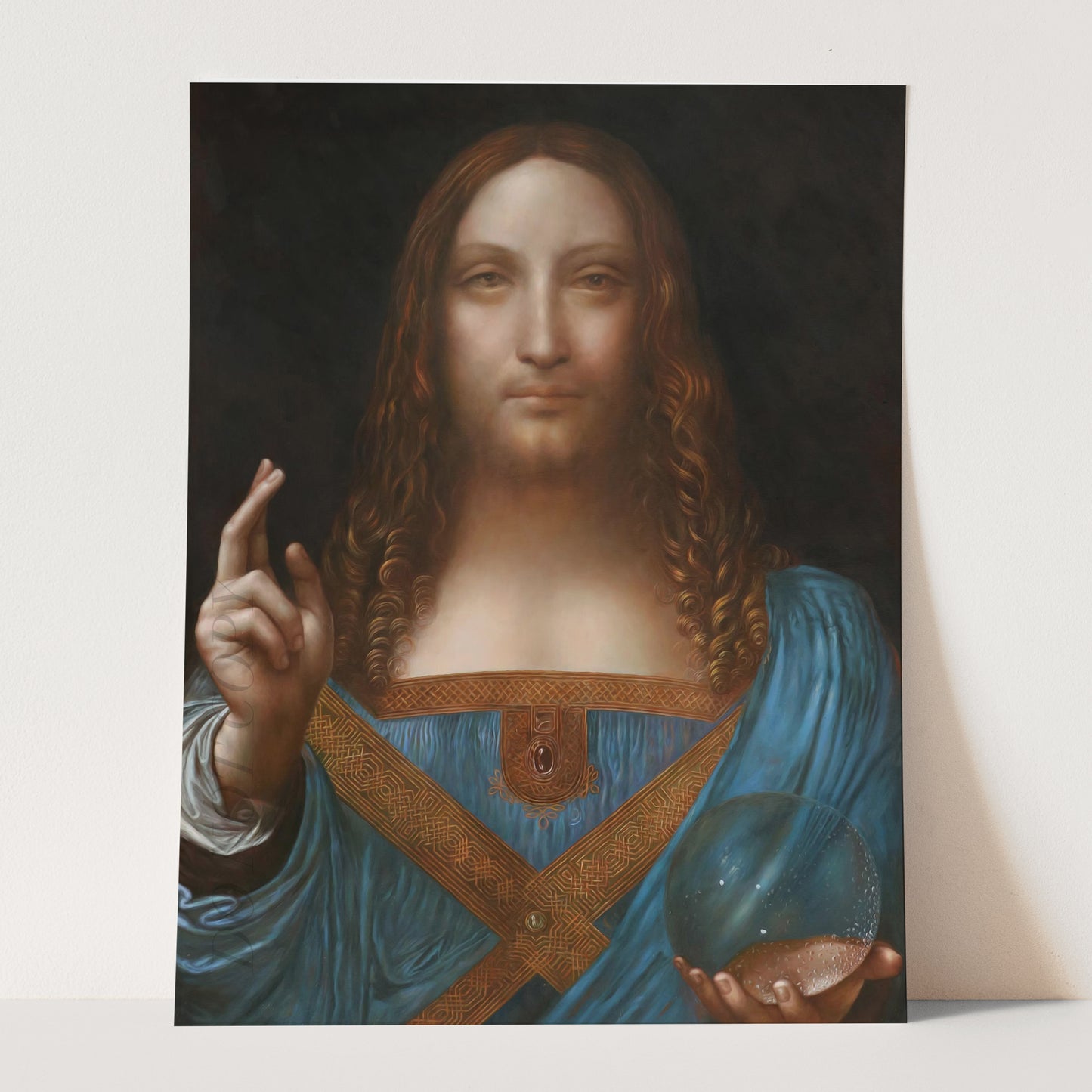 Salvator Mundi Jesus by Leonardo Da Vinci