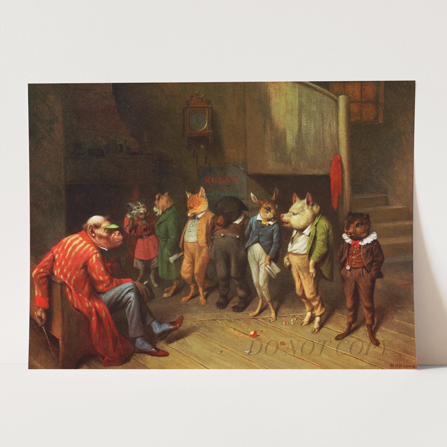 School Rules by William Holbrook Beard