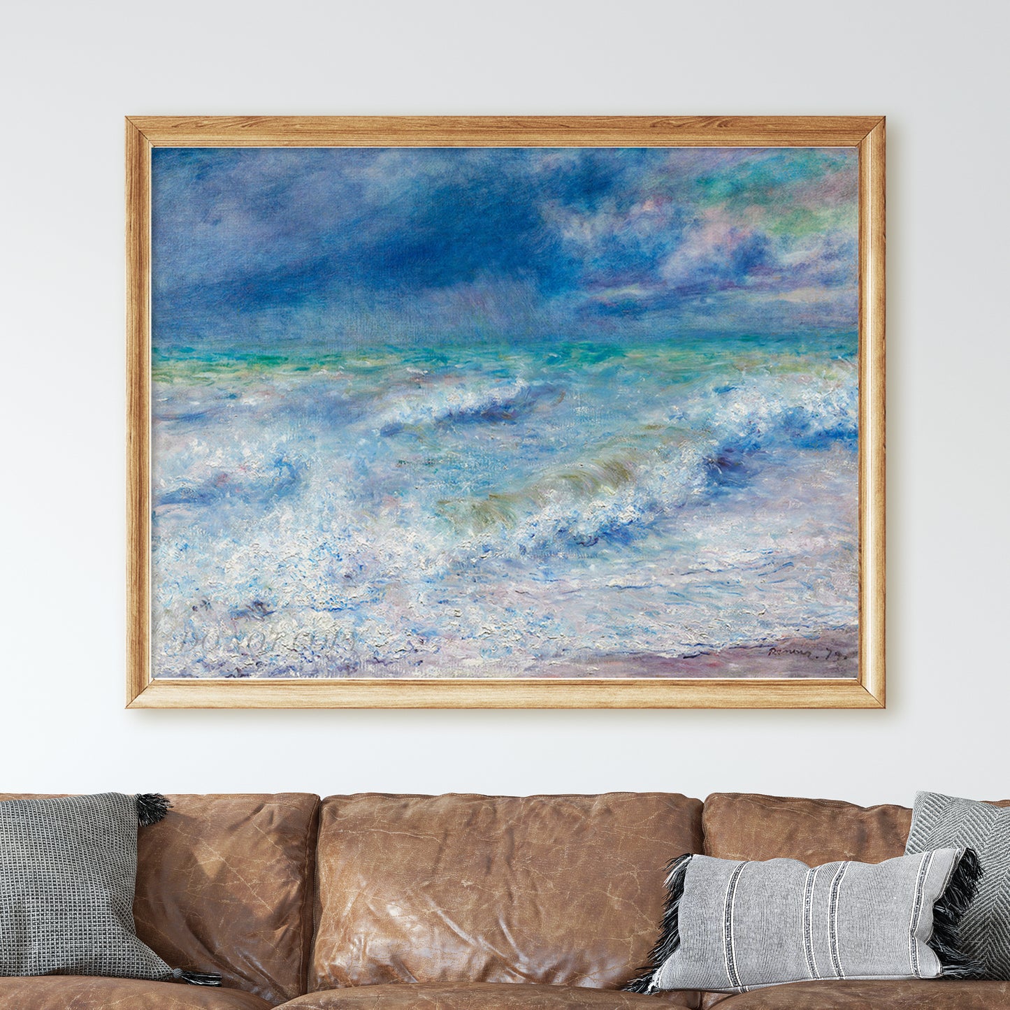 Seascape (1897) by Pierre-Auguste Renoir