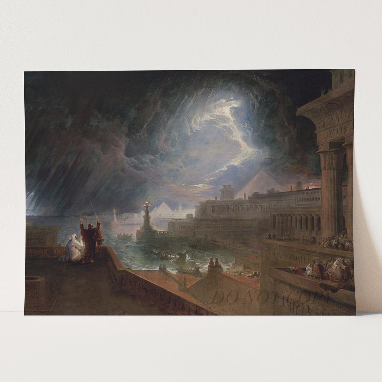 Seventh Plague of Egypt (1823) by John Martin