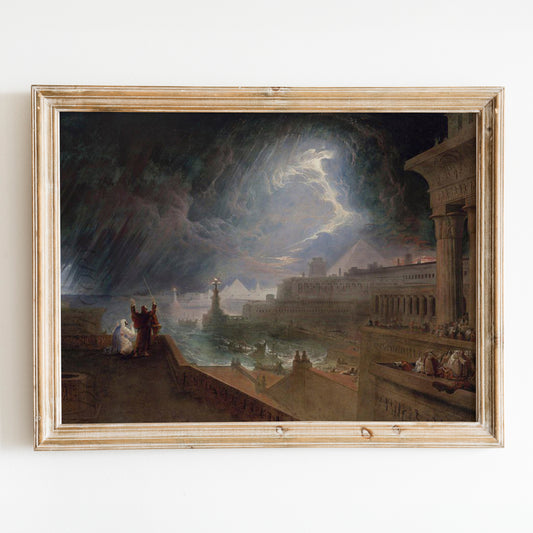 Seventh Plague of Egypt (1823) by John Martin