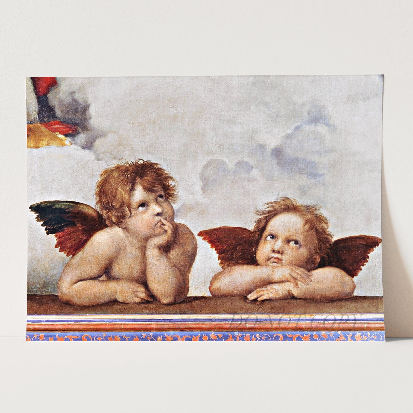 Sistine Madonna by Raphael - The Two Angels, Cherubs