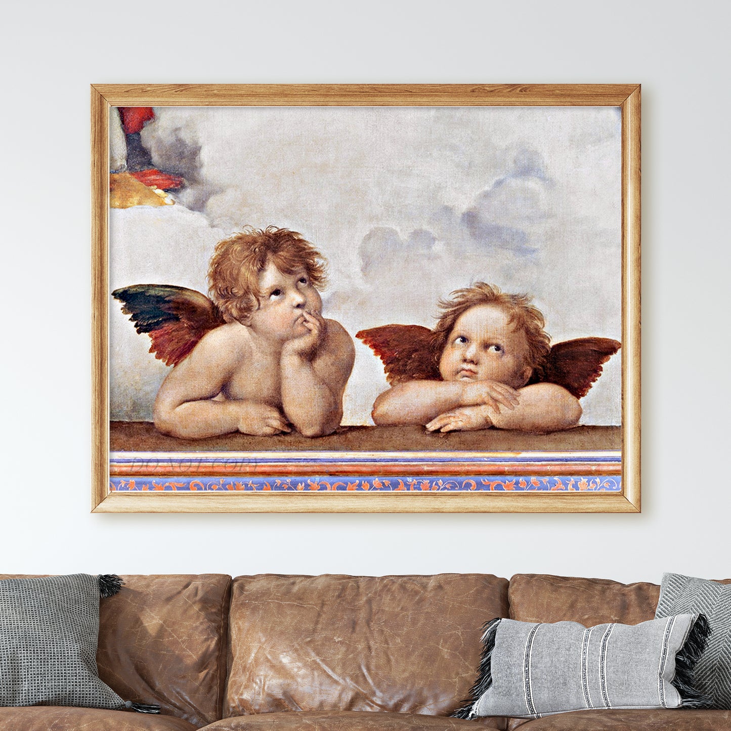 Sistine Madonna by Raphael - The Two Angels, Cherubs