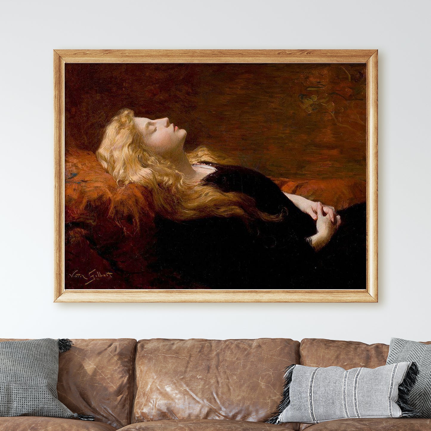 Sleeping Beauty (1899) by Victor Gabriel Gilbert