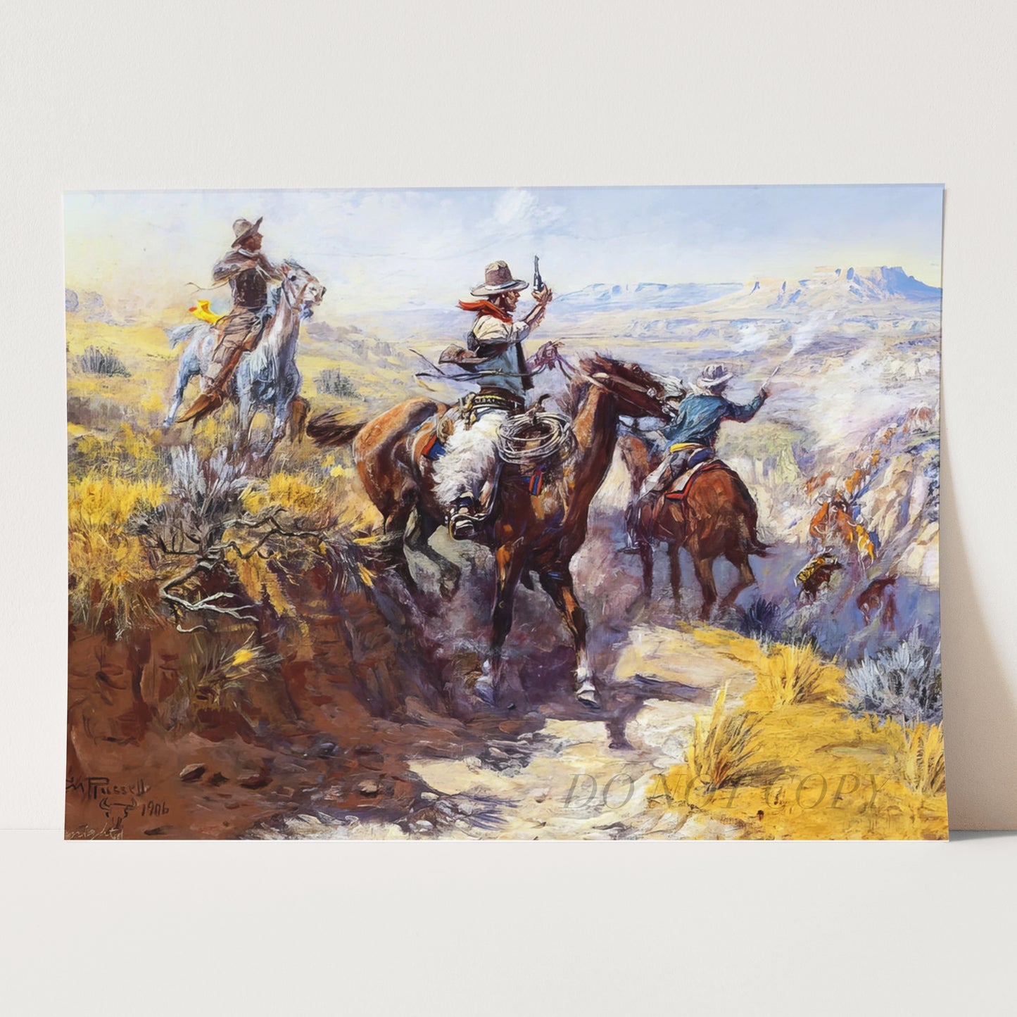 Smoking them Out by Charles M Russell