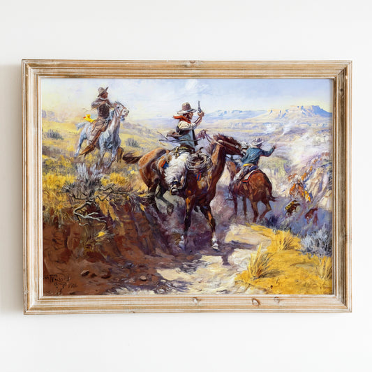 Smoking them Out by Charles M Russell