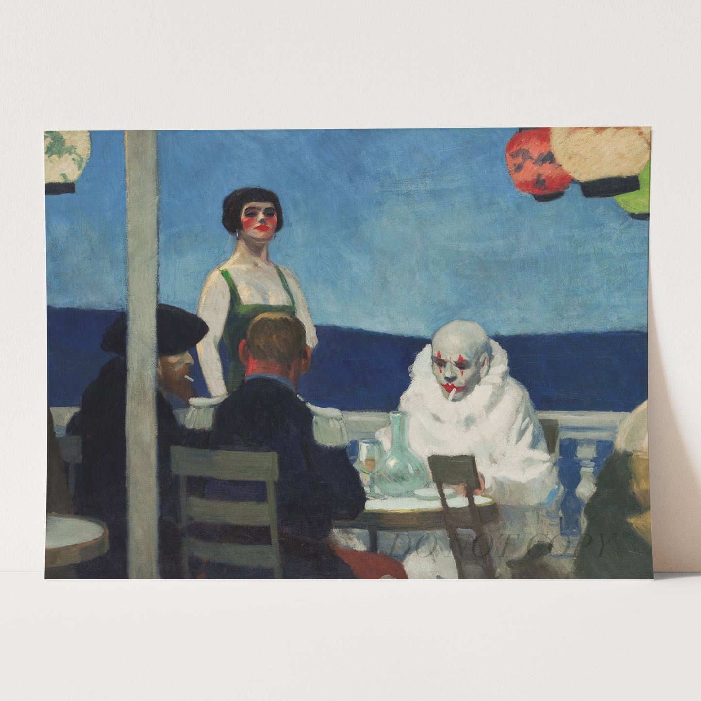 Soir Bleu Bar Restaurant by Edward Hopper