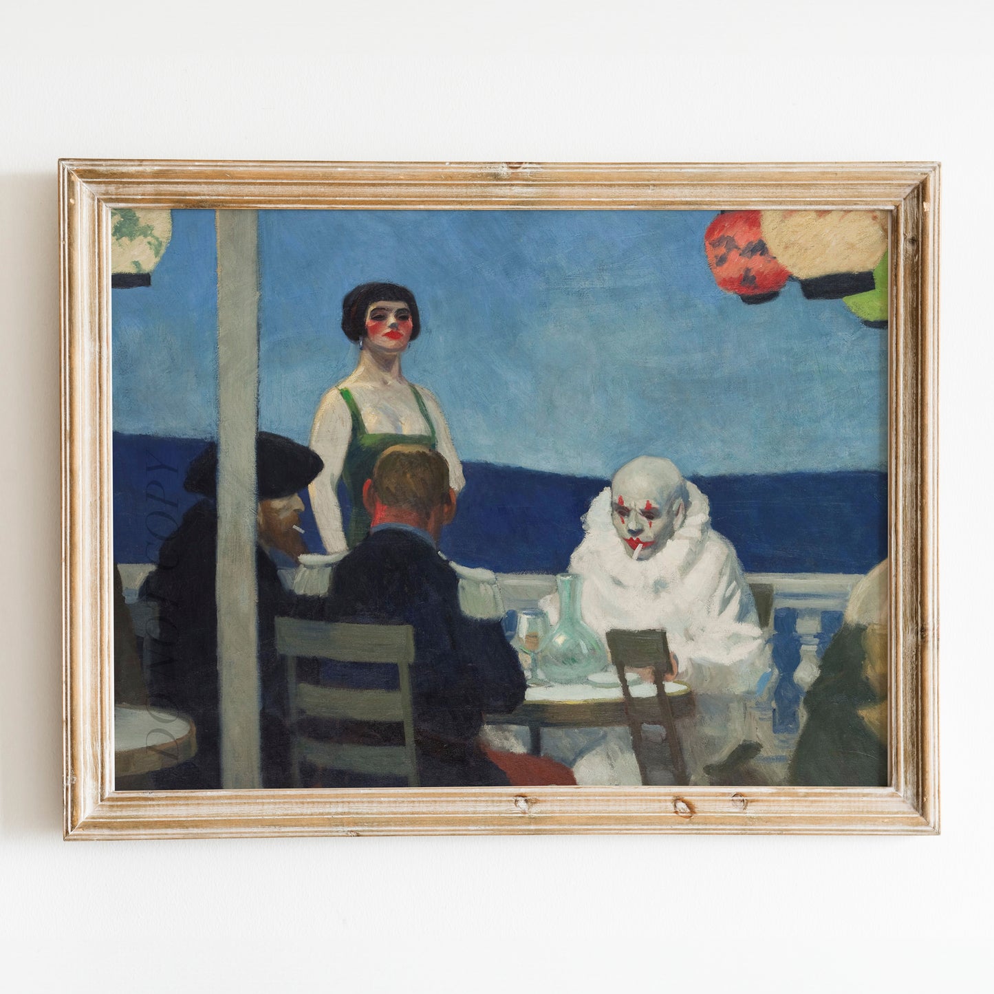 Soir Bleu Bar Restaurant by Edward Hopper