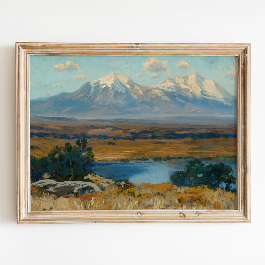 Spanish Peaks, Colorado, 1911 by Charles Partridge Adams