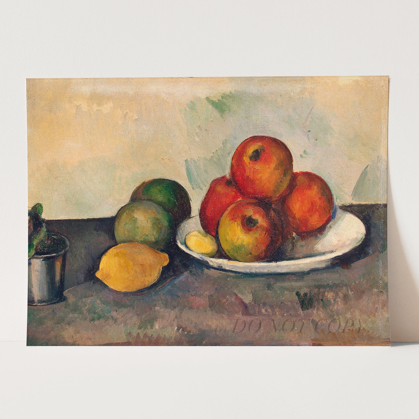 Still Life with Apples and Lemons by Paul Cezanne