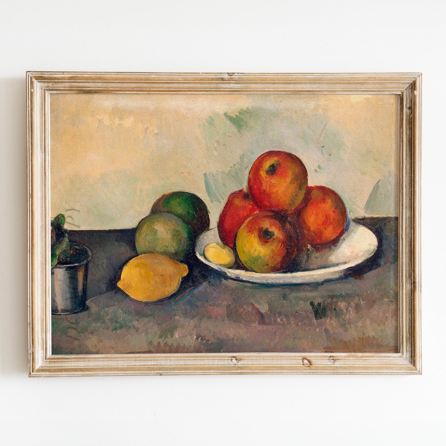 Still Life with Apples and Lemons by Paul Cezanne