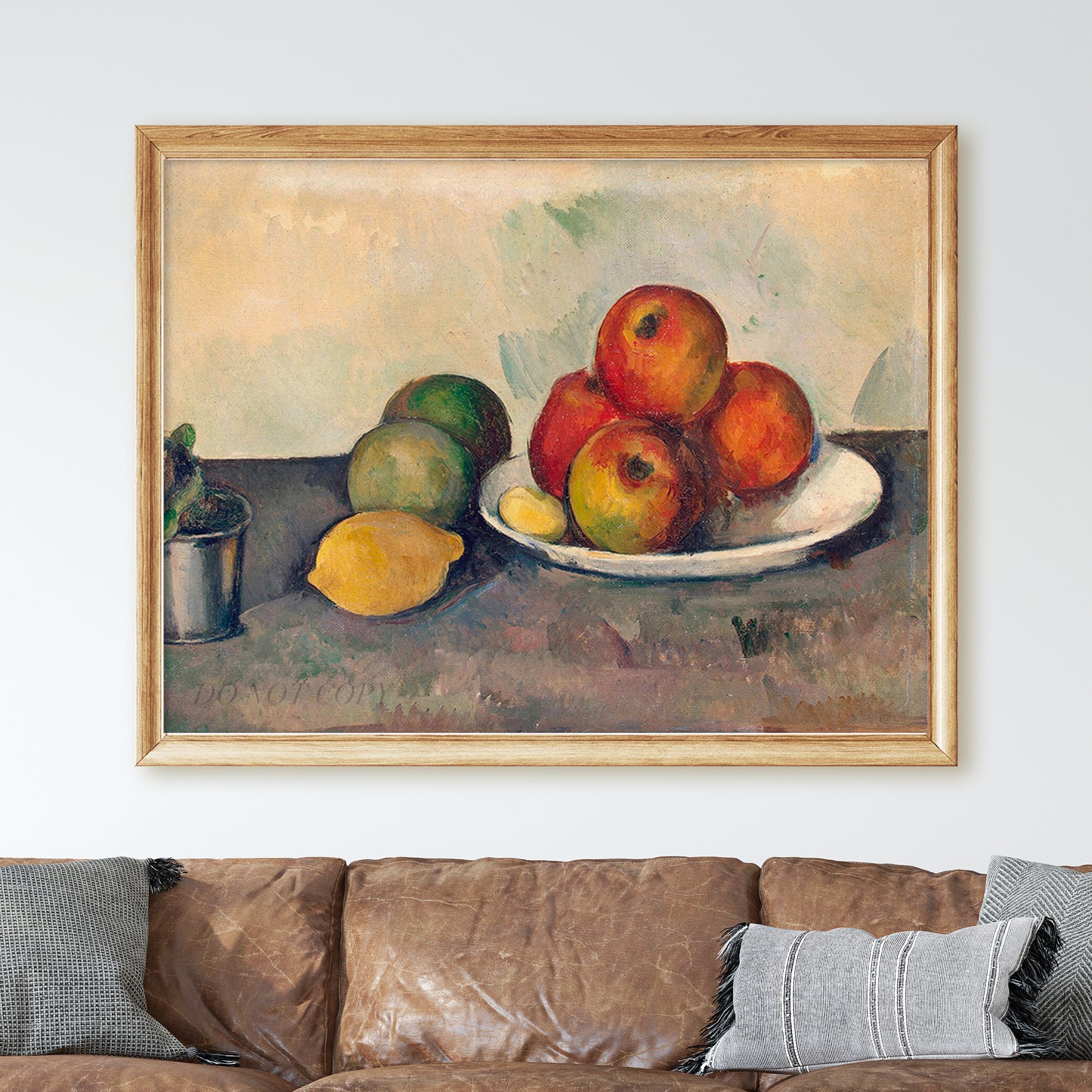 Still Life with Apples and Lemons by Paul Cezanne