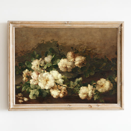 Still Life with Guitar and Roses by Marguerite Roosenboom