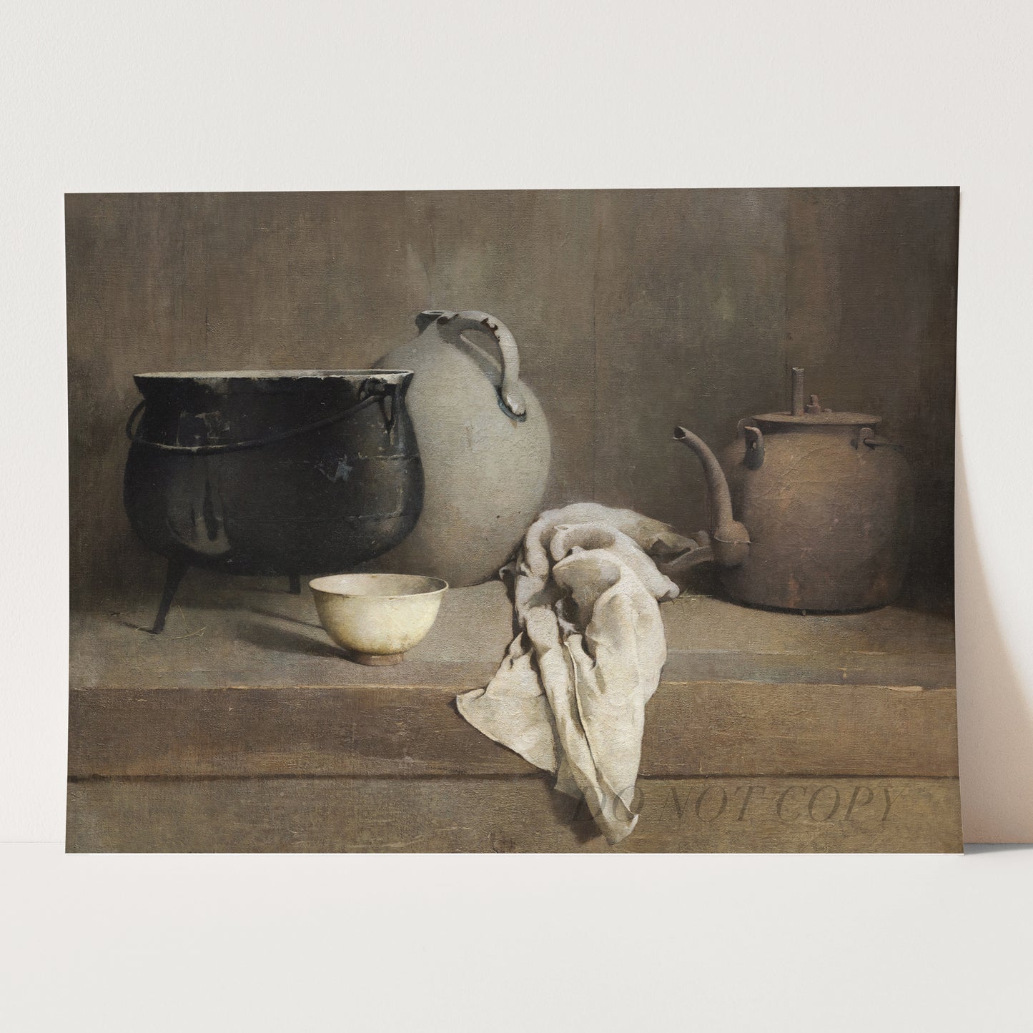 Still Life with Kitchen Pots