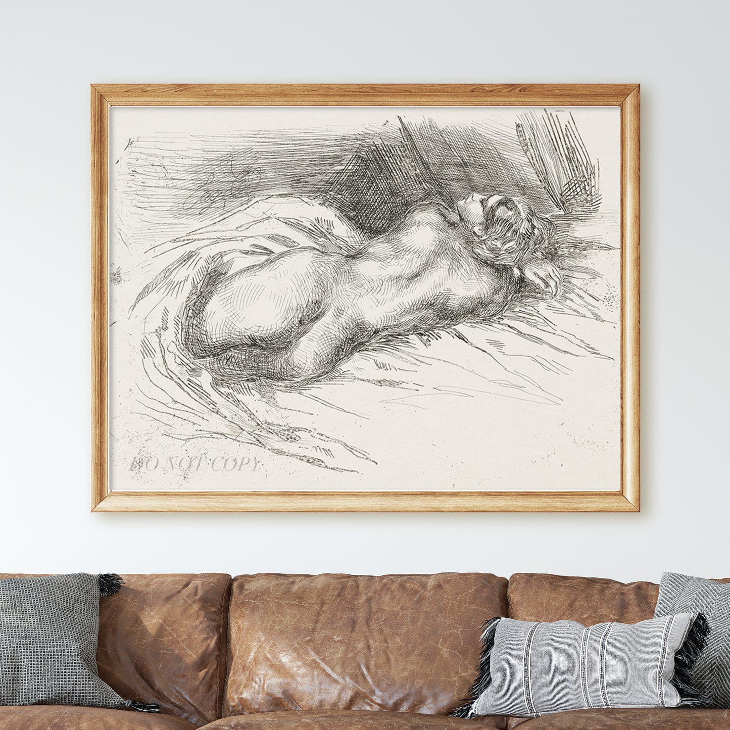 Study of a Woman Viewed from Behind (1833) by Eugène Delacroix