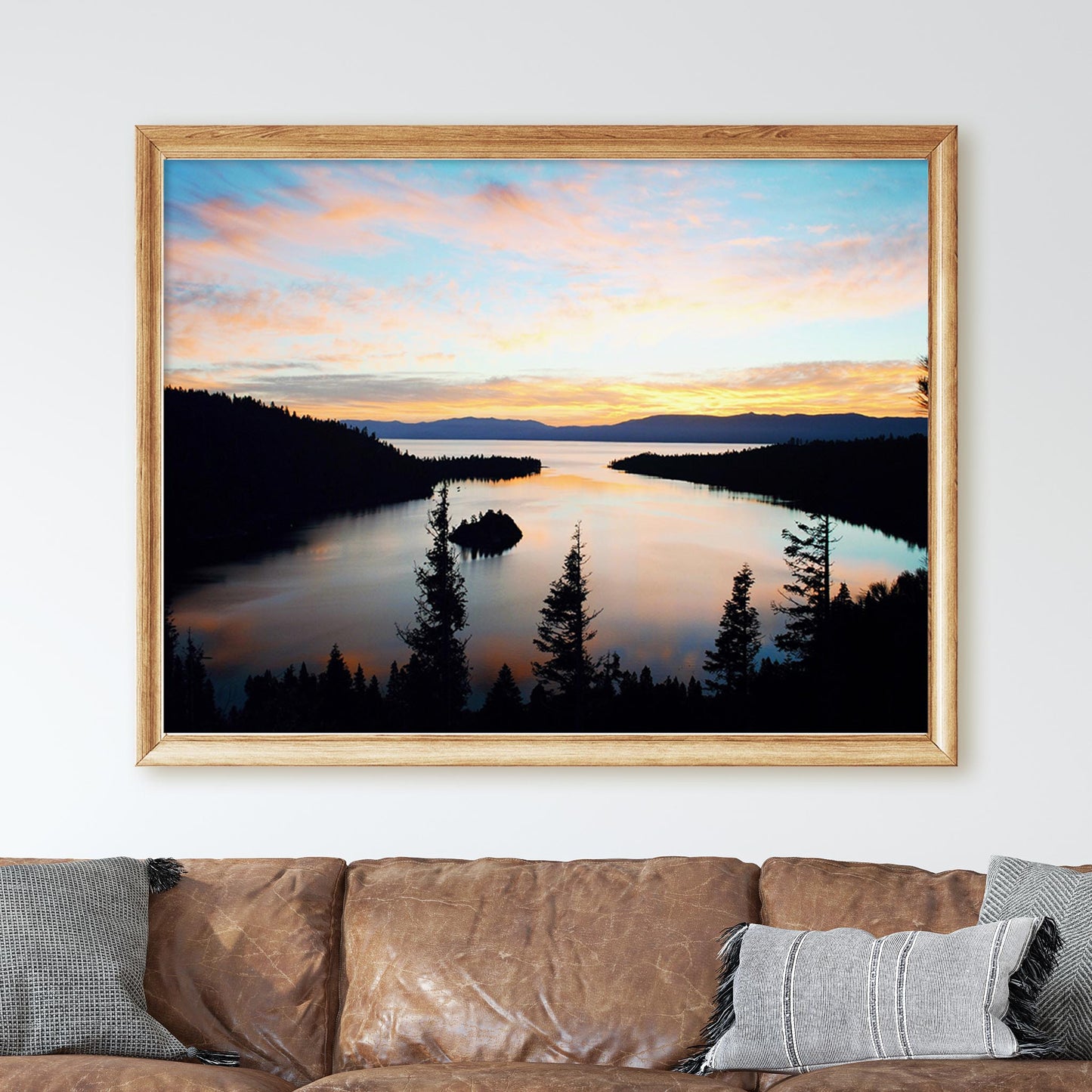 Sunset Lake Tahoe