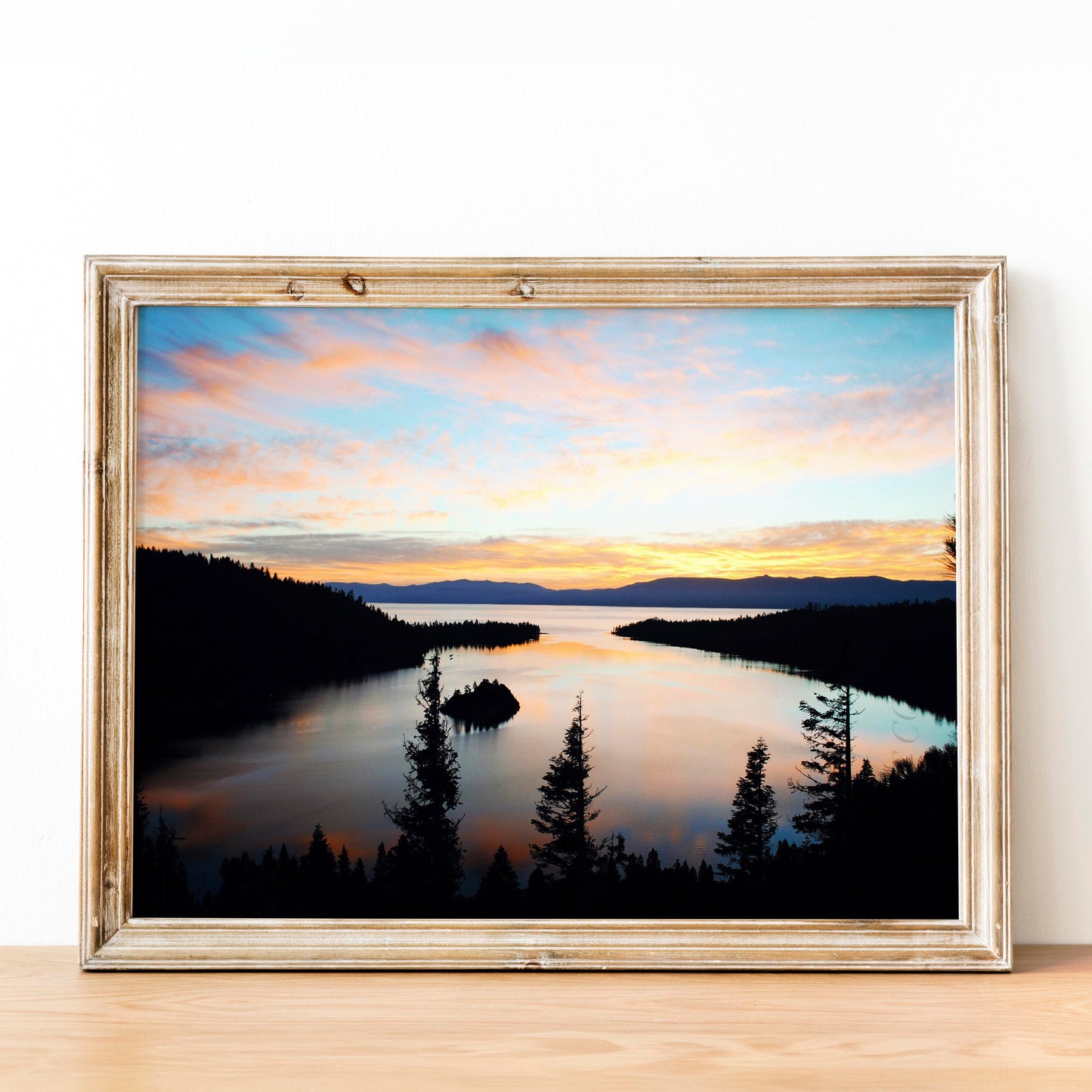Sunset Lake Tahoe