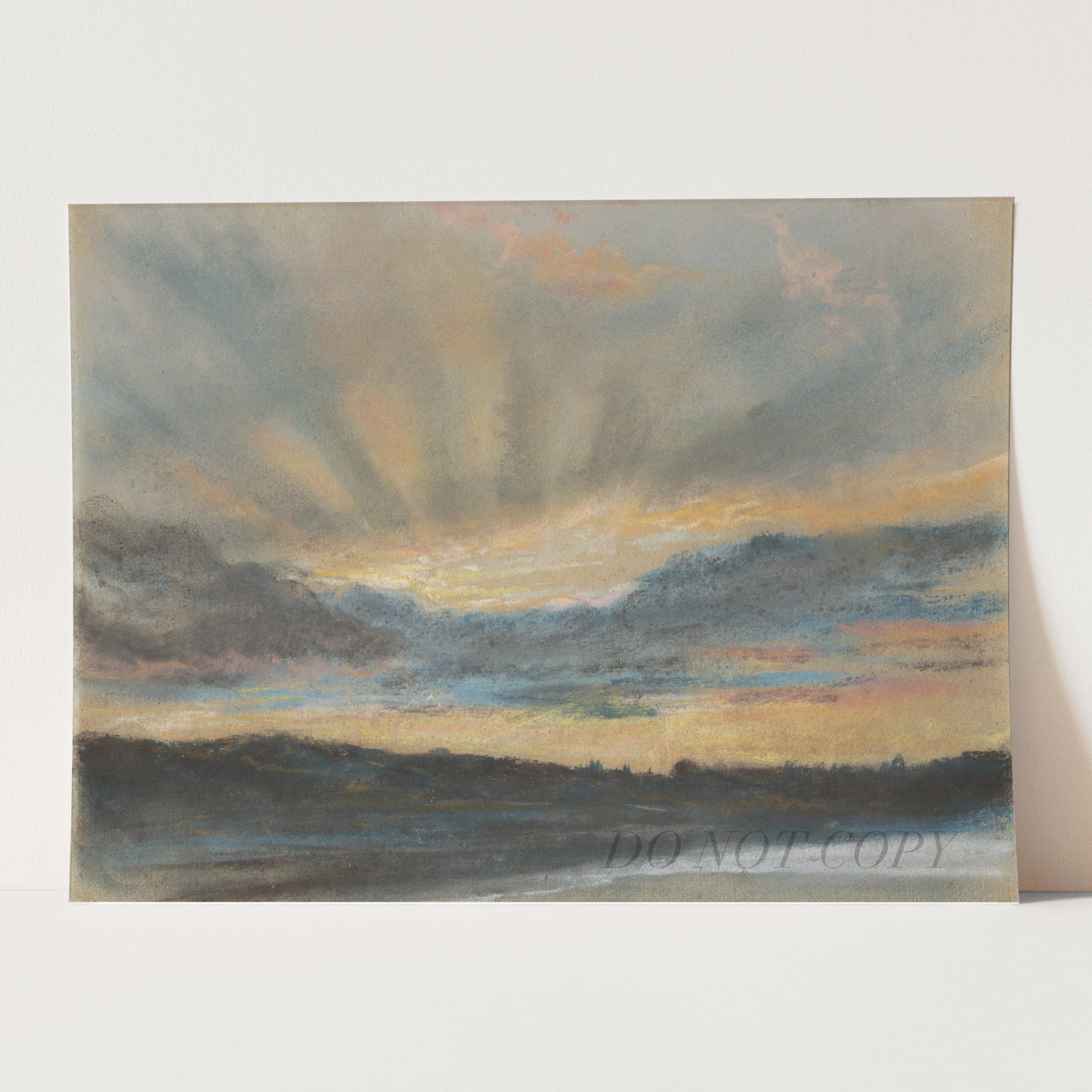 Sunset (1850) by Eugène Delacroix