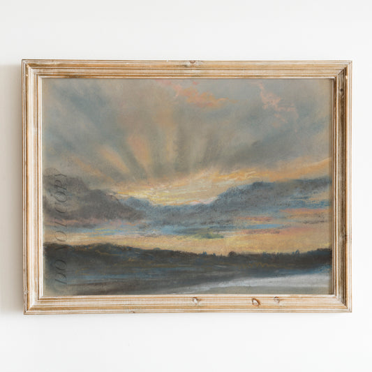 Sunset (1850) by Eugène Delacroix