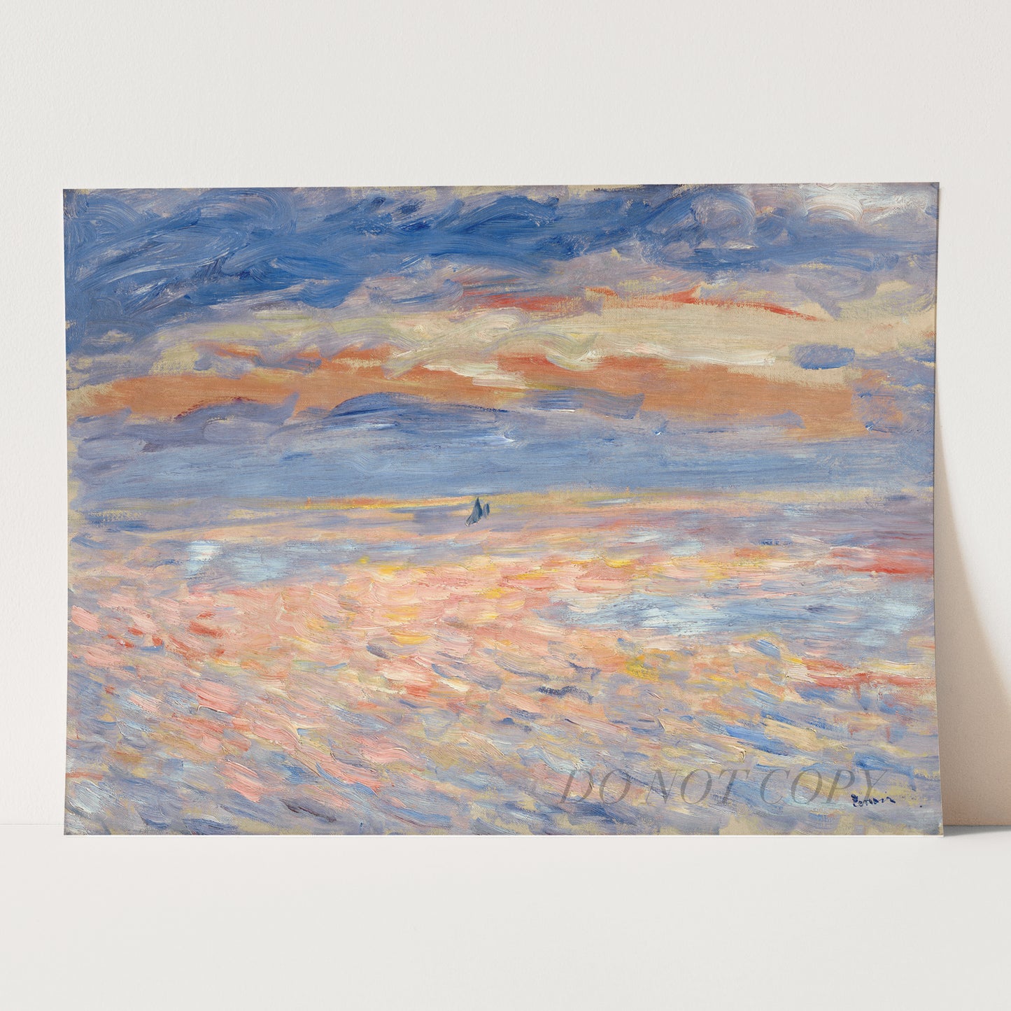 Sunset (1879-1881) by Pierre-Auguste Renoir