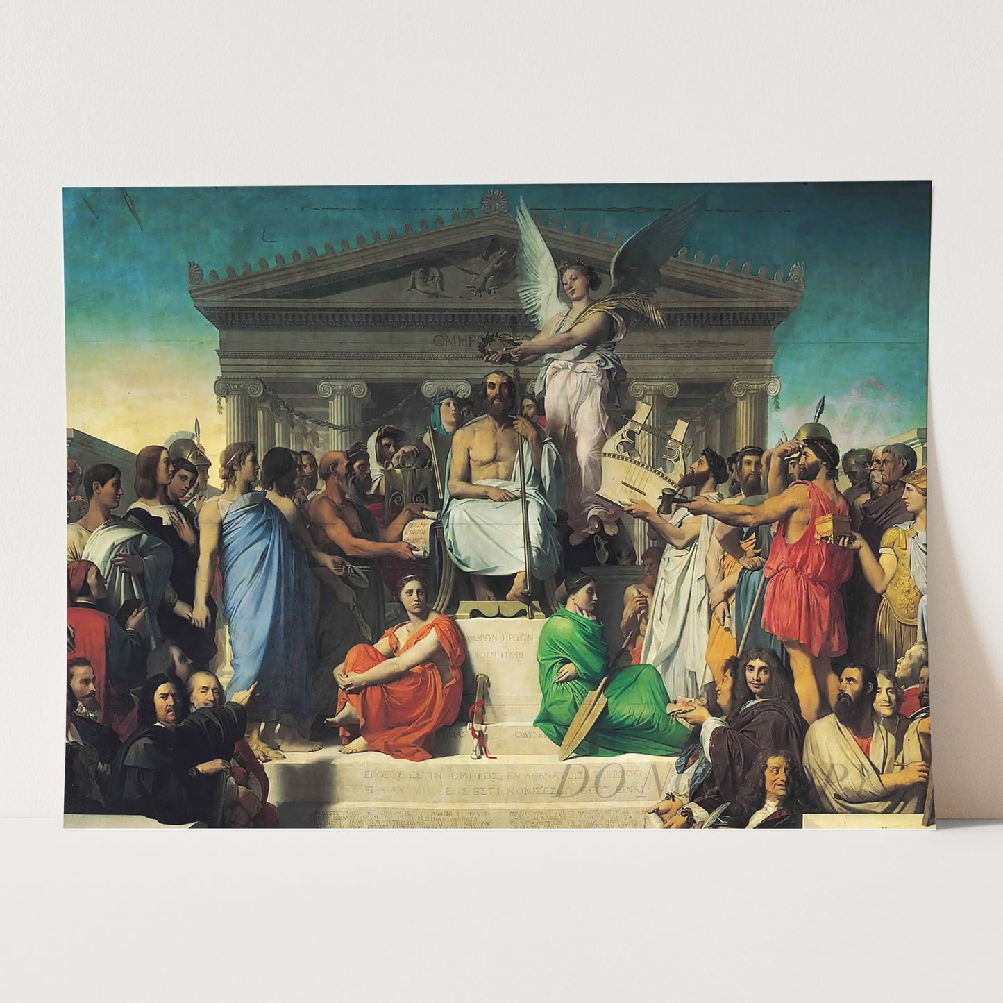 The Apotheosis of Homer (1827) by Jean-Auguste-Dominique Ingres