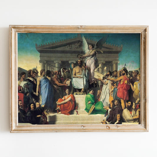The Apotheosis of Homer (1827) by Jean-Auguste-Dominique Ingres