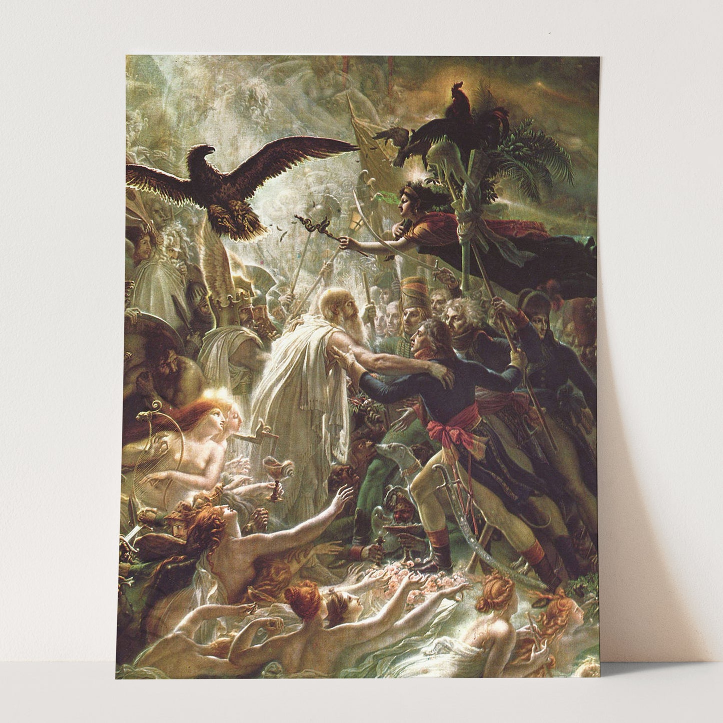 The Apotheosis of the French Heroes Who Died for Their Country During the War for Freedom (1800-1802) by Anne-Louis Girodet de Roussy-Trioson
