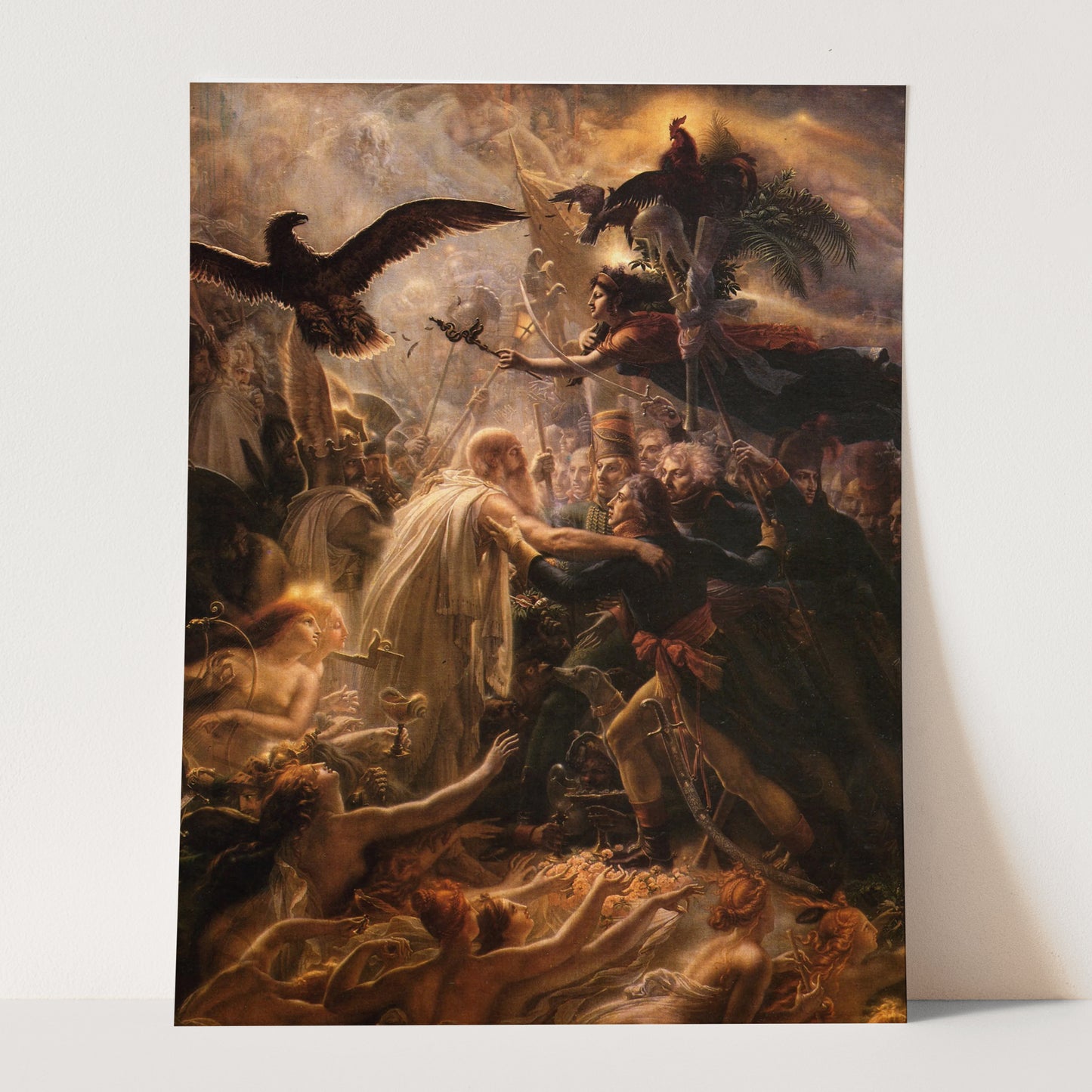 The Apotheosis of the French Heroes Who Died for Their Country During the War for Freedom (1800-1802), by Anne-Louis Girodet de Roussy-Trioson