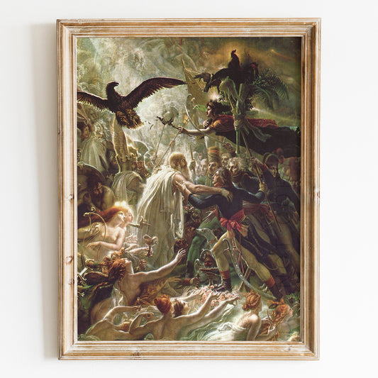 The Apotheosis of the French Heroes Who Died for Their Country During the War for Freedom (1800-1802) by Anne-Louis Girodet de Roussy-Trioson