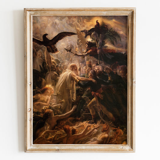 The Apotheosis of the French Heroes Who Died for Their Country During the War for Freedom (1800-1802), by Anne-Louis Girodet de Roussy-Trioson