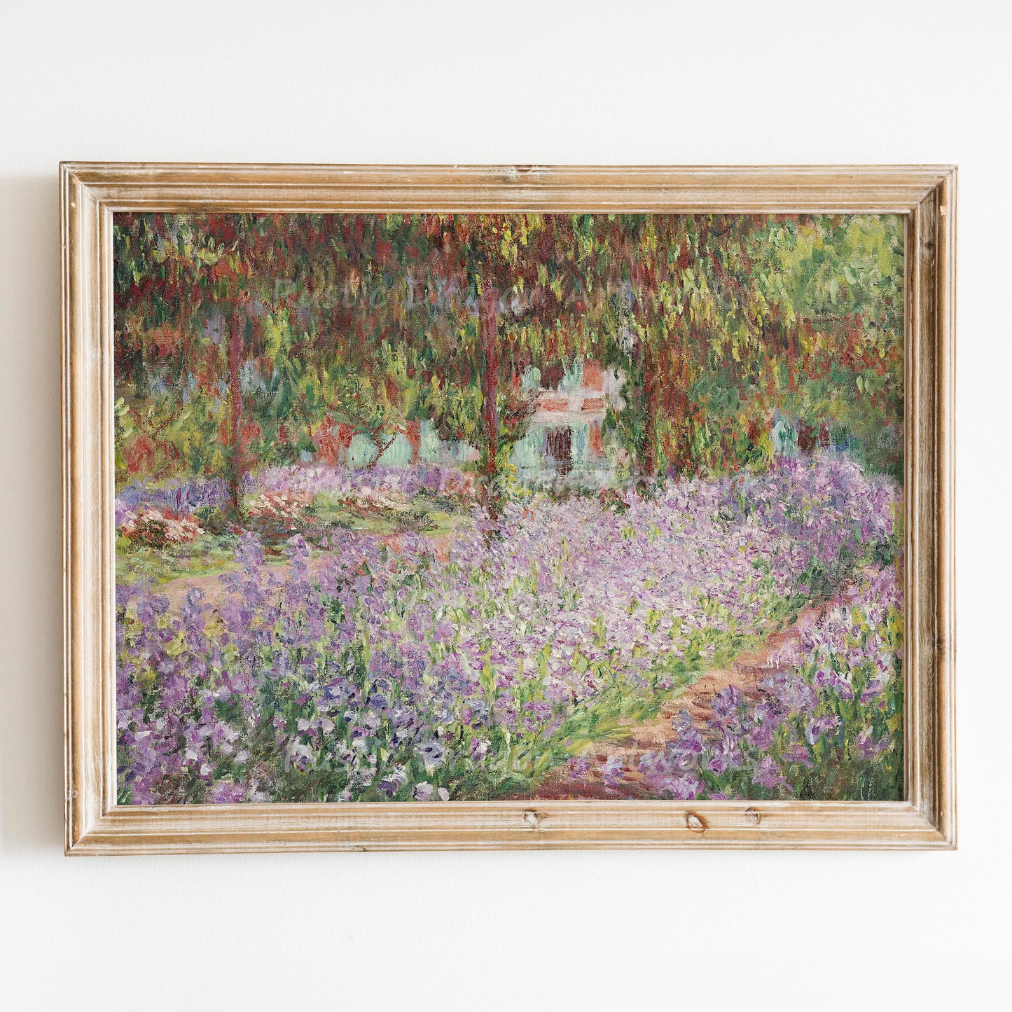 The Artists Garden at Giverny (1900) by Claude Monet