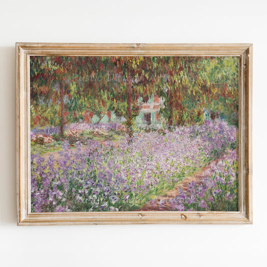 The Artists Garden at Giverny (1900) by Claude Monet