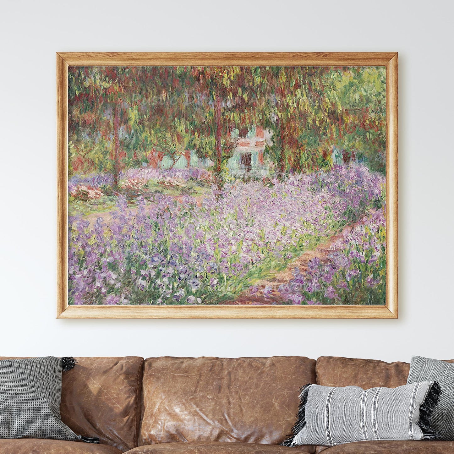 The Artists Garden at Giverny (1900) by Claude Monet