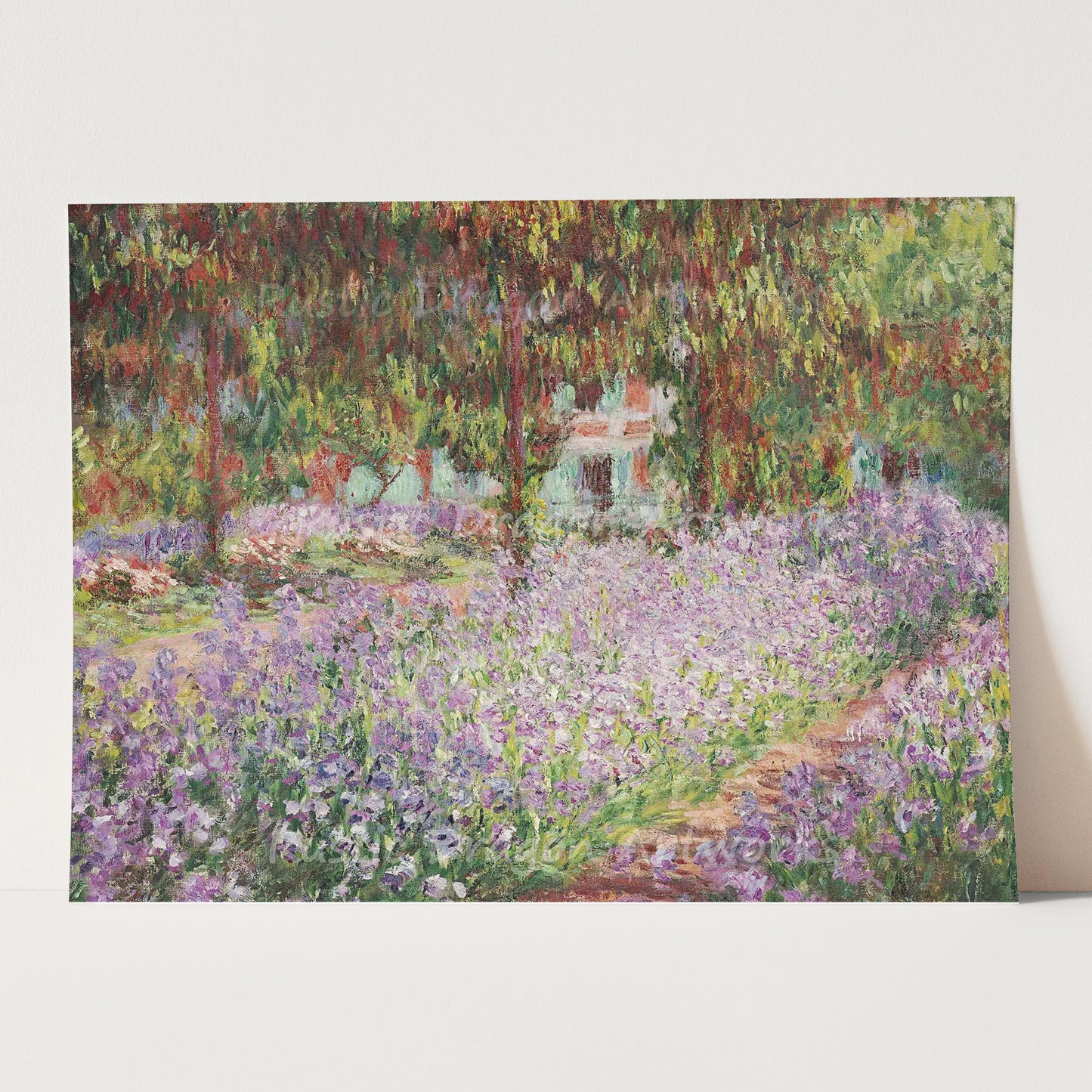 The Artists Garden at Giverny (1900) by Claude Monet