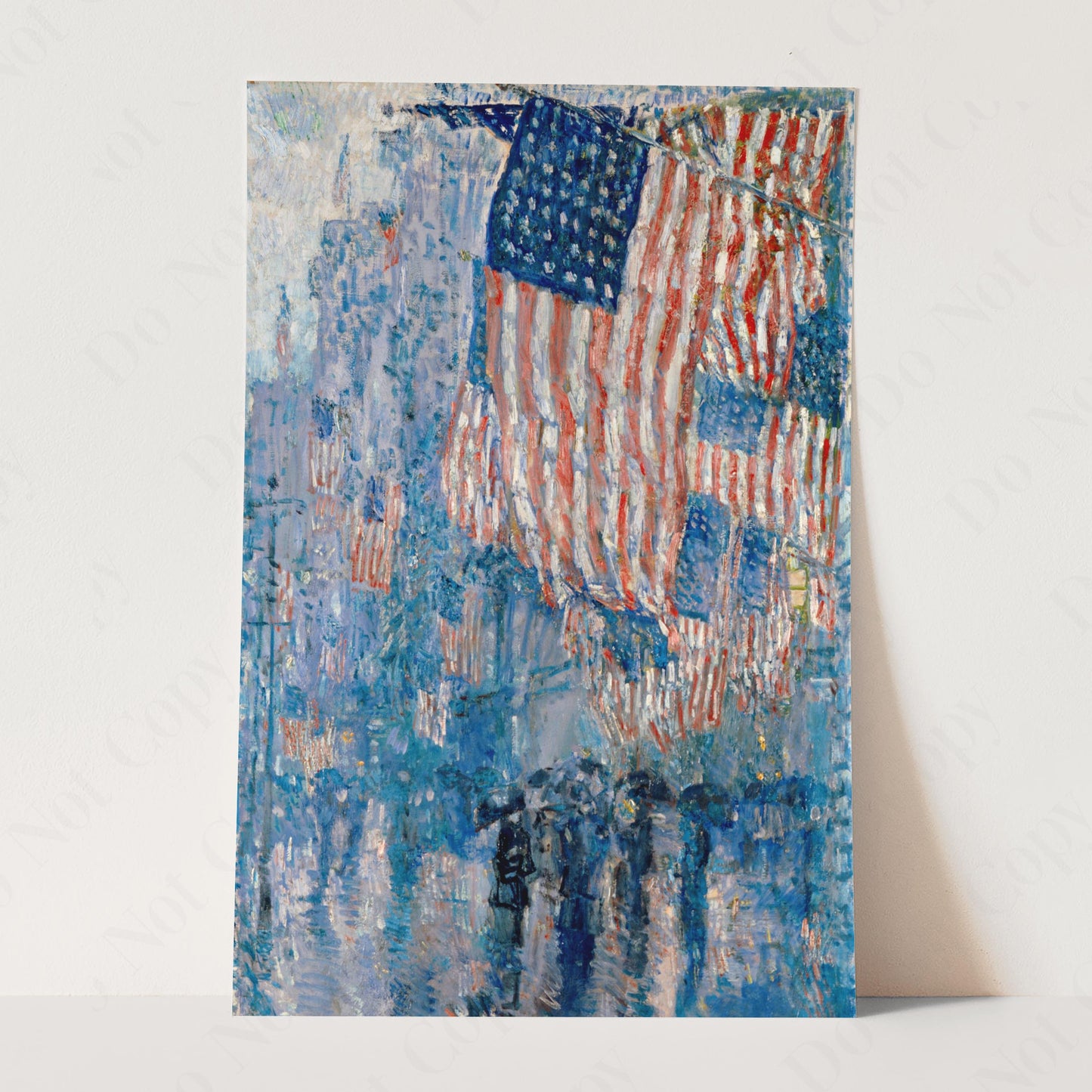The Avenue in the Rain by Childe Hassam