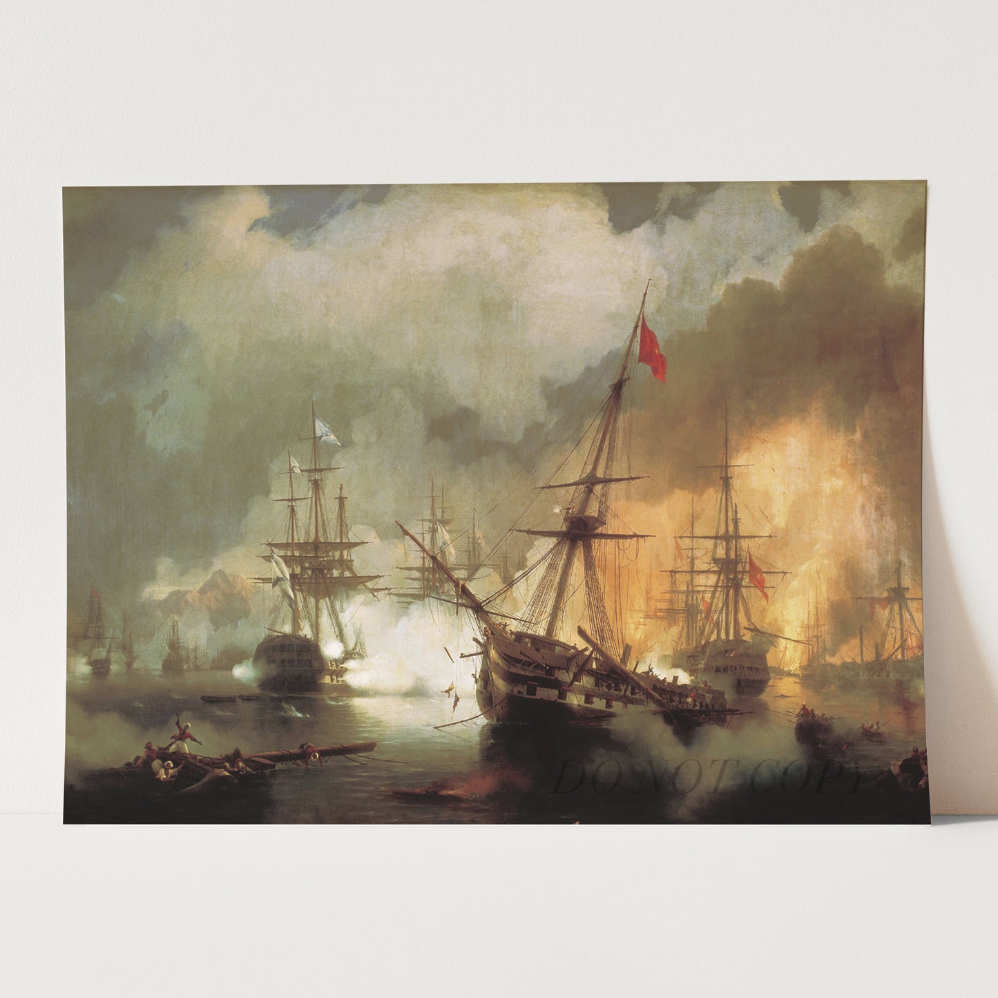 The Battle of Navarino by Ivan Aivazovsky