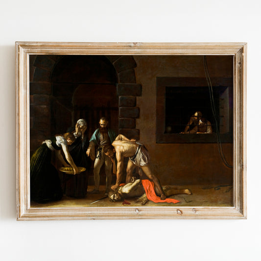 The Beheading of St John the Baptist by Caravaggio