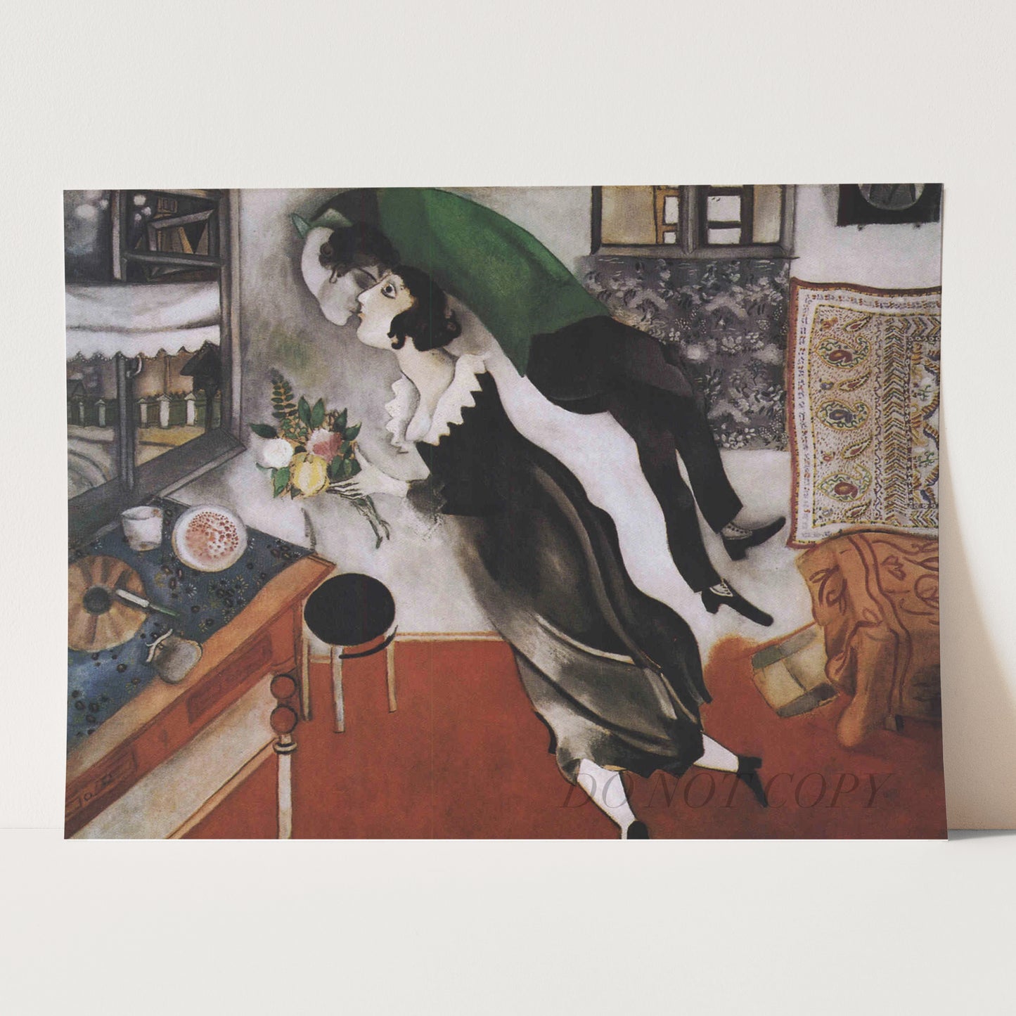 The Birthday Kiss Anniversary by Marc Chagall