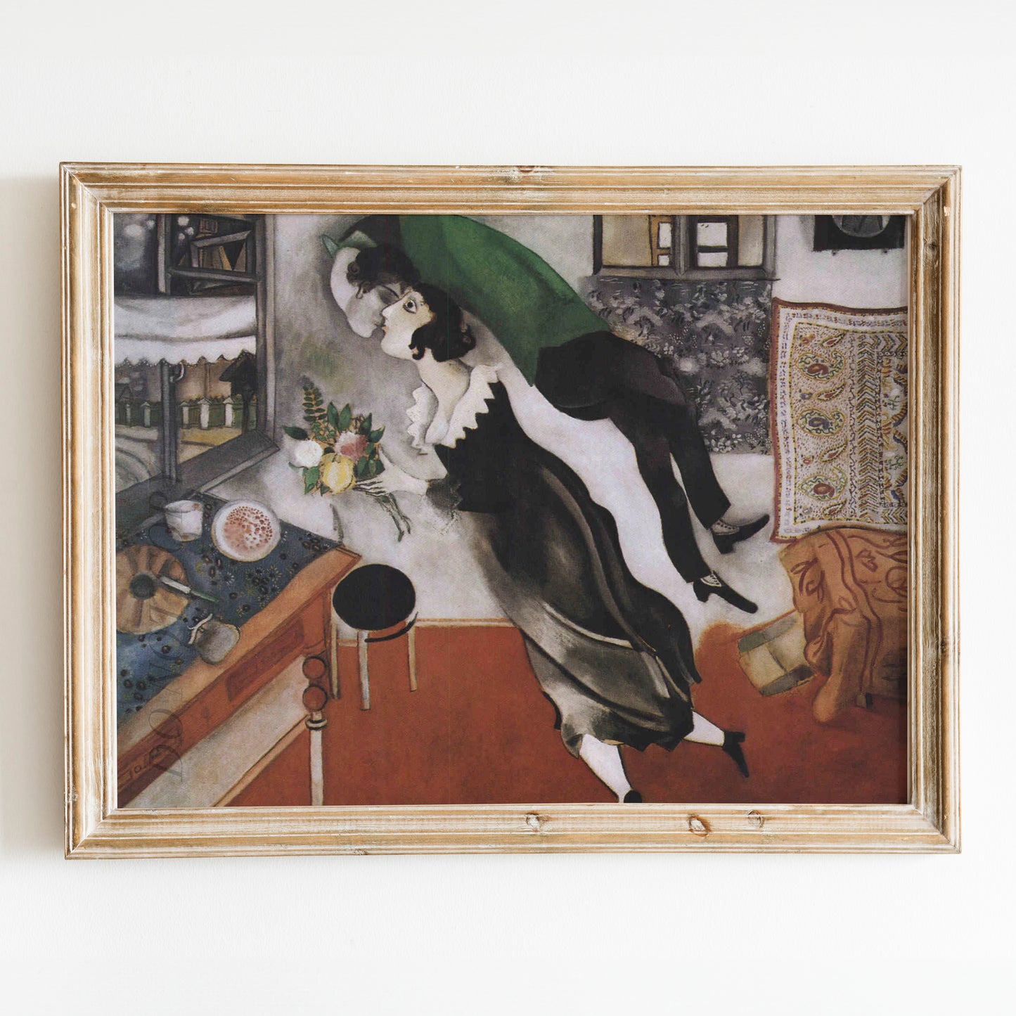 The Birthday Kiss Anniversary by Marc Chagall