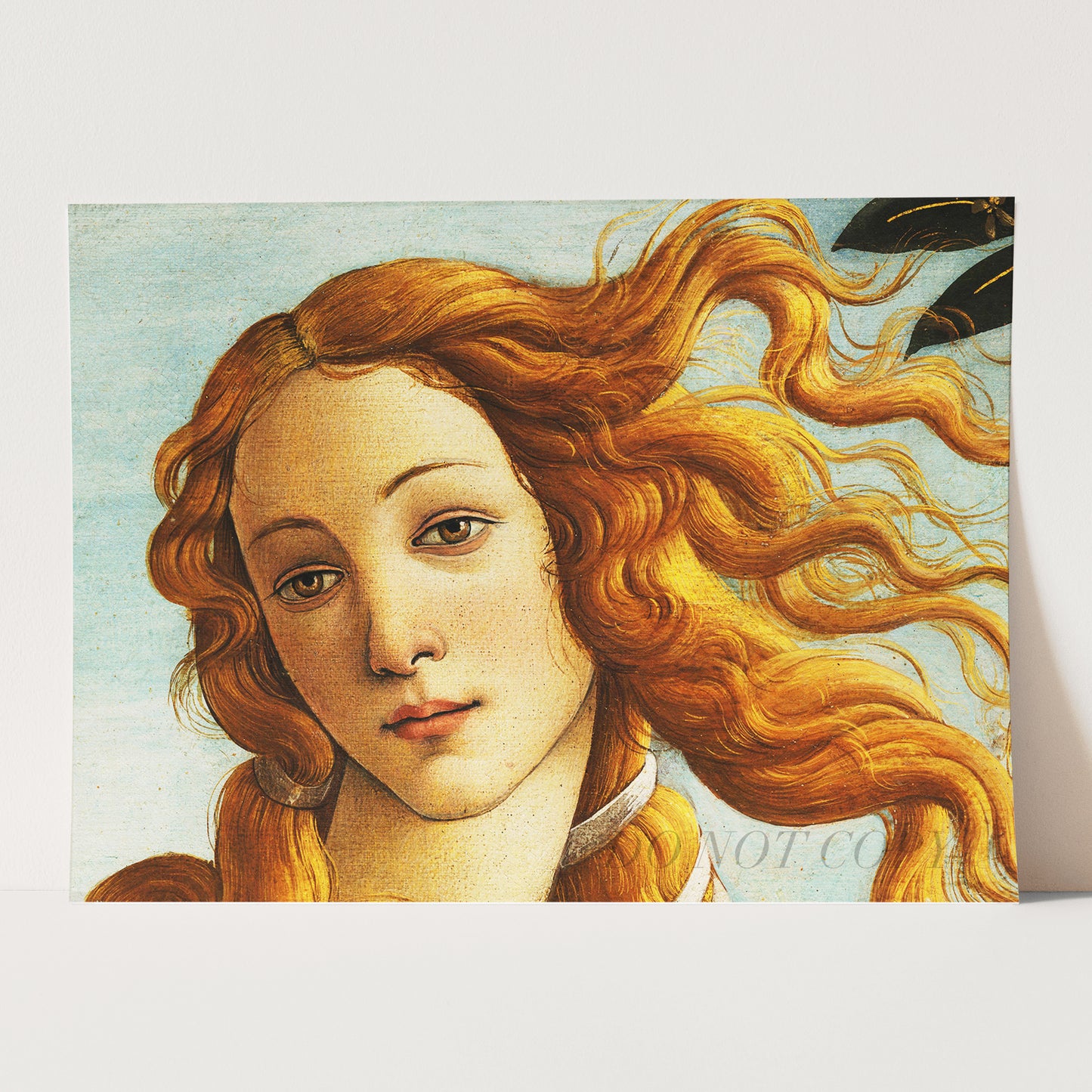 The Birth of Venus Detail of Head by Botticelli