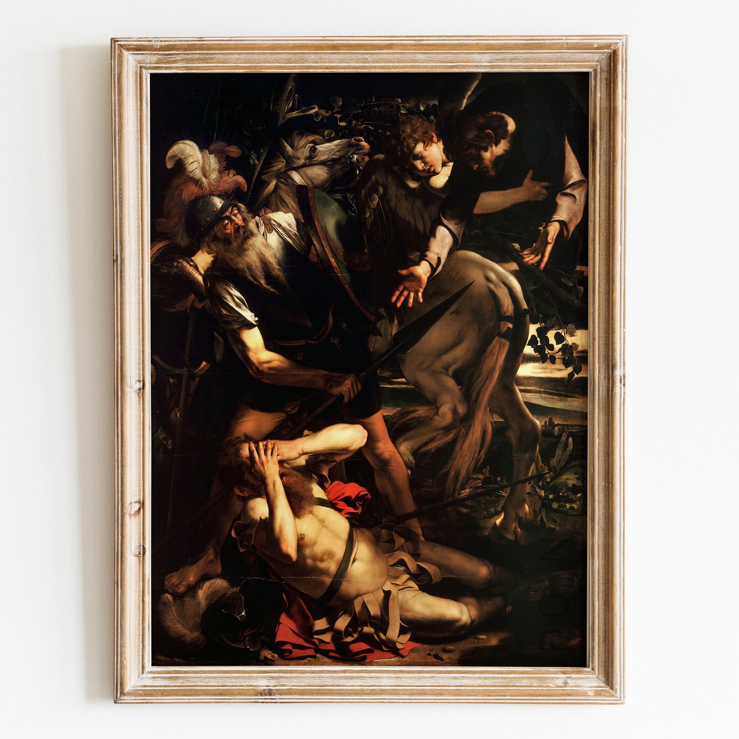 The Conversion of Saint Paul (1600) by Caravaggio