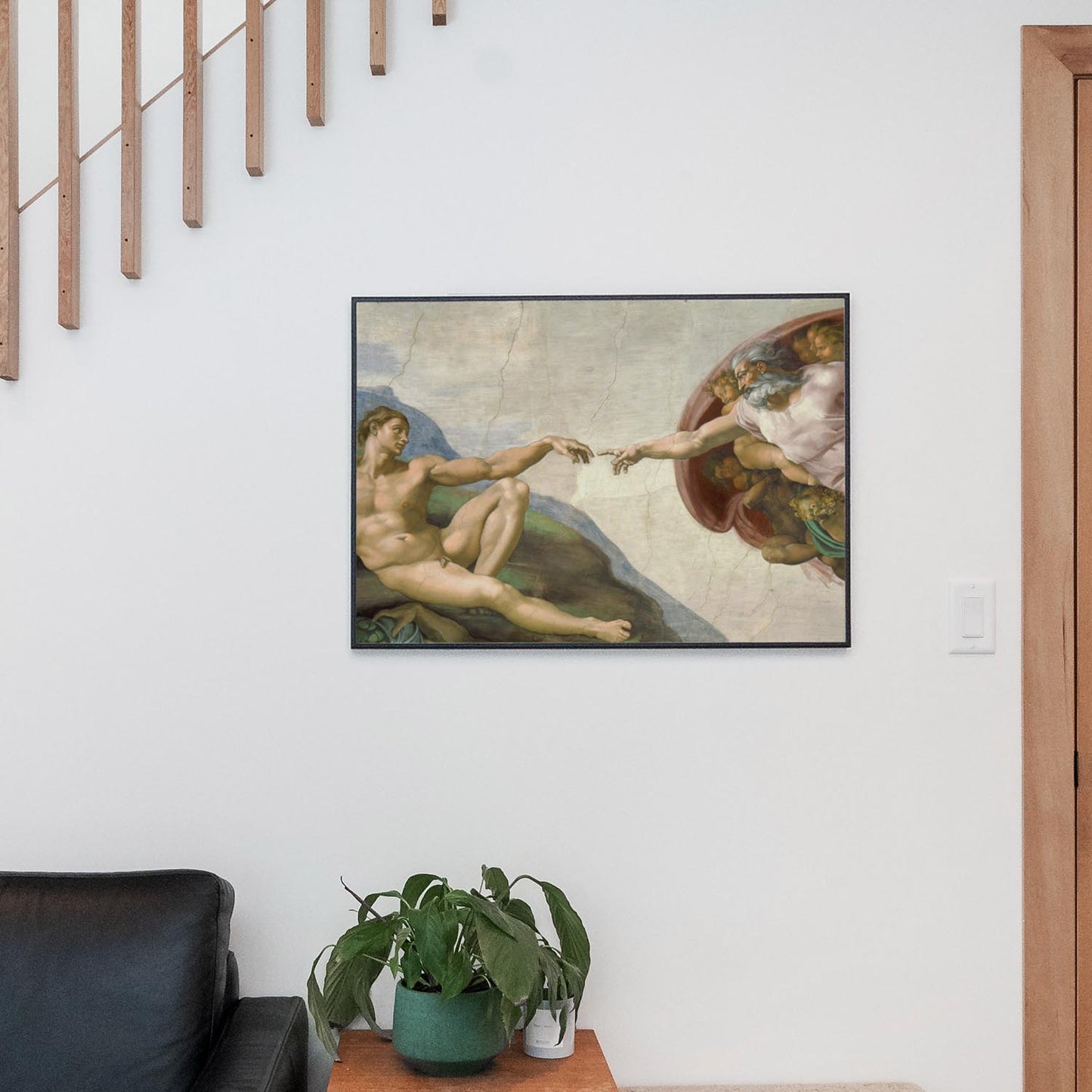 The Creation of Adam by Michelangelo