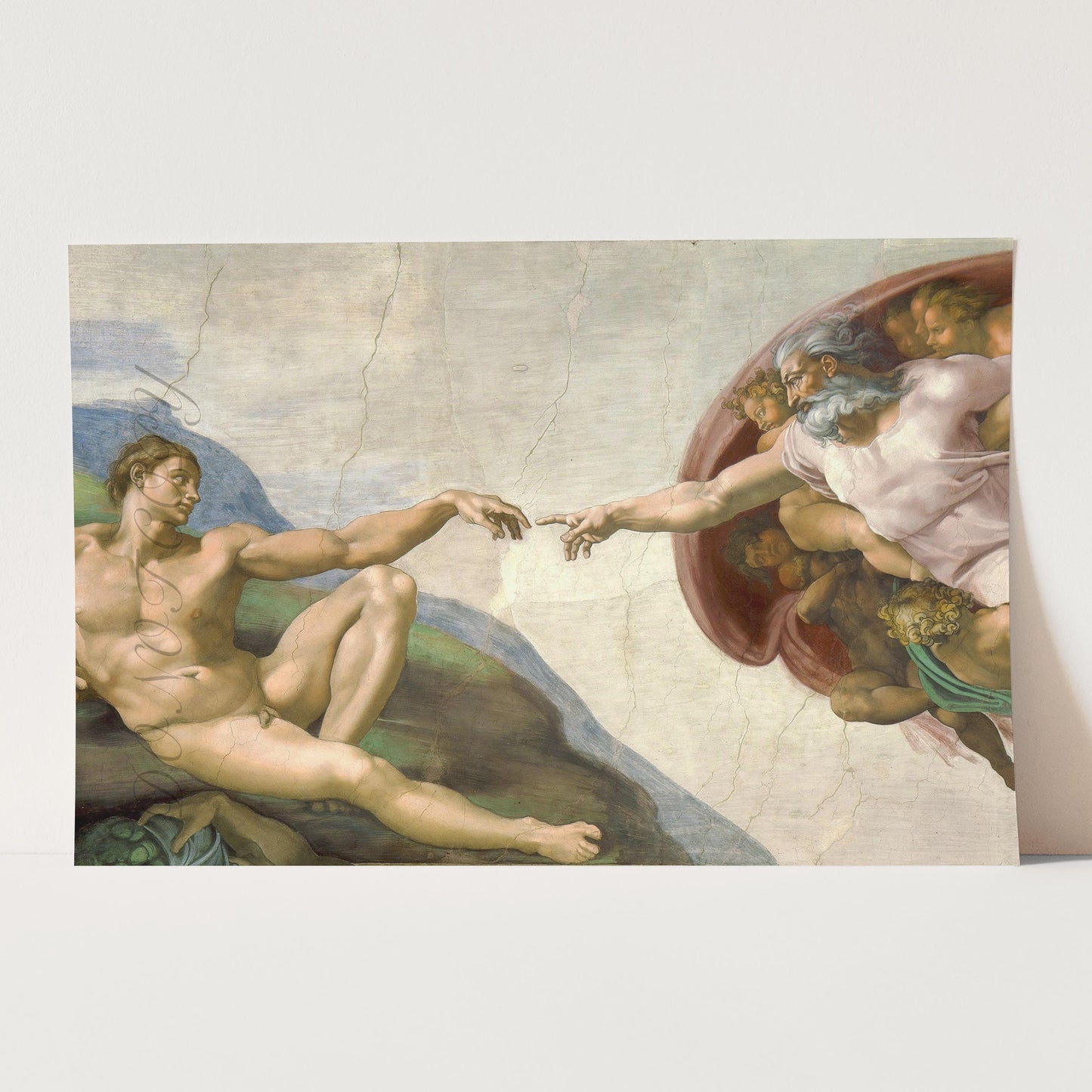 The Creation of Adam by Michelangelo