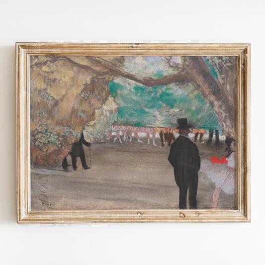 The Curtain (1880 ) by Edgar Degas