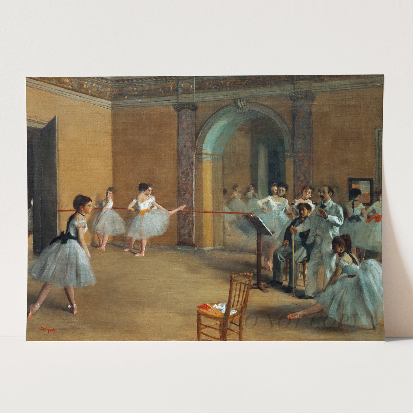 The Dance Foyer at the Opera on the rue Le Peletier (1872) by Edgar Degas