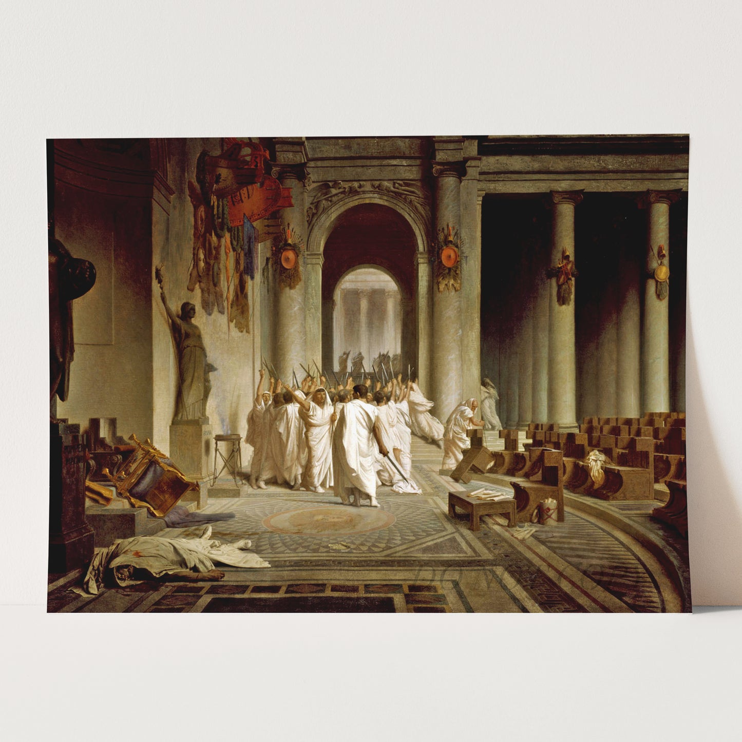 The Death of Caesar by Jean-Léon Gérôme