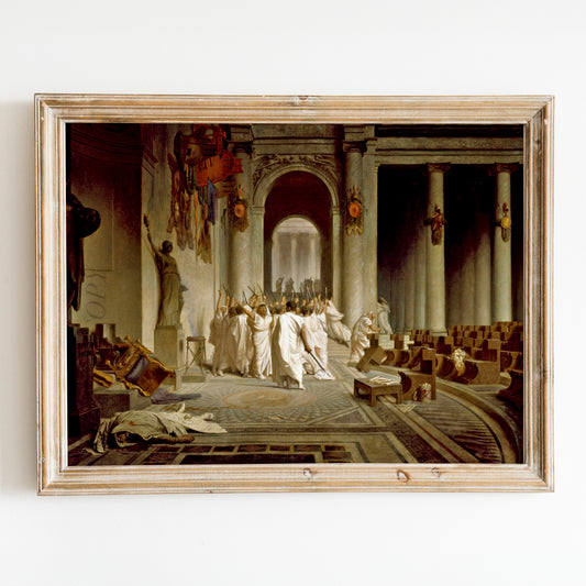The Death of Caesar by Jean-Léon Gérôme