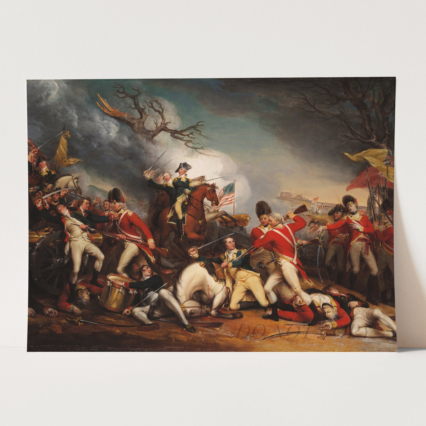 The Death of General Mercer at the Battle of Princeton, January 3 1777