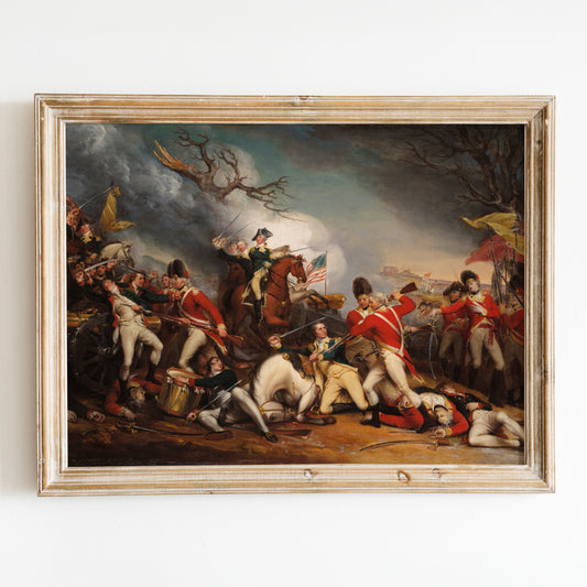 The Death of General Mercer at the Battle of Princeton, January 3 1777