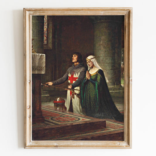 The Dedication by Edmund Blair Leighton 1908